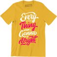 thumbnail image 1 of Every Little Thing Is Gonna Be Alright Beautiful Lyrics Quote Men's Tee, 1 of 4