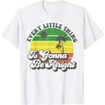 thumbnail image 1 of Every Little Thing Is Gonna Be Alright Jamaica Womens Gift T-Shirt, 1 of 3