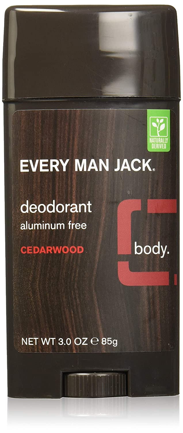 Every Man Jack Aluminum Free Deodorant Cedarwood Pack of 2