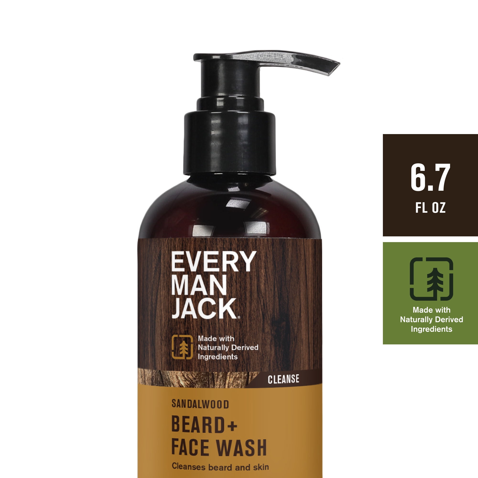 Every Man Jack Men's Beard Wash to Moisturize and Soften, Beard Care ...