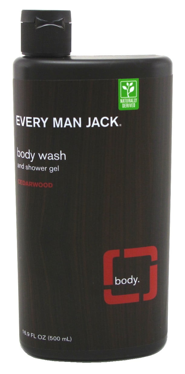 Every Man Jack Body Wash And Shower Gel 16.9oz Cedarwood (Pack of 3)