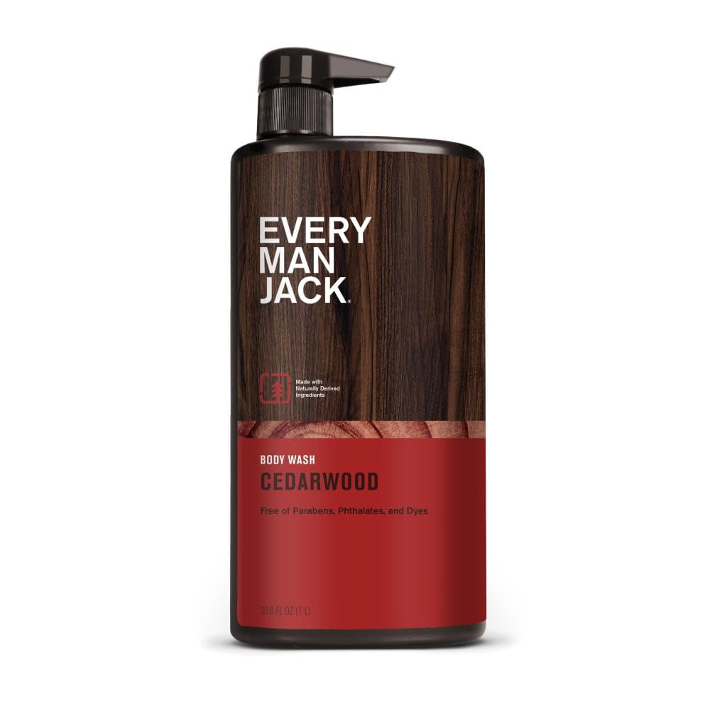 Every Man Jack Body Wash Cedarwood 33.8-ounce