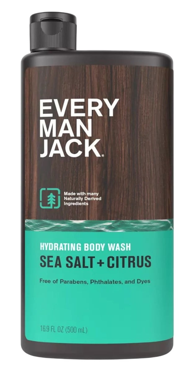 Every Man Jack Body Wash Sea Salt 16.9oz (Pack of 3)