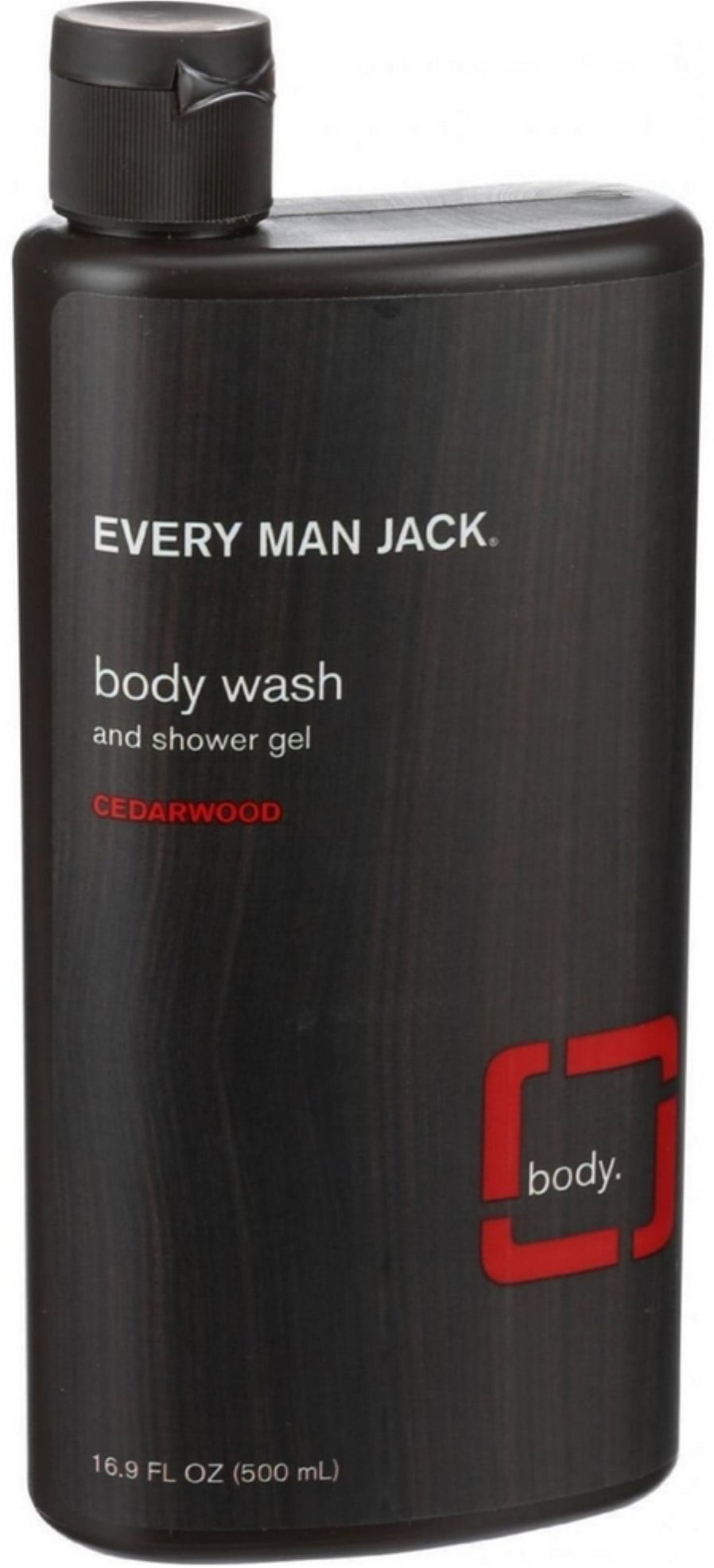 Every Man Jack Body Wash & Shower Gel, Cedarwood 16.90 oz (Pack of 3)