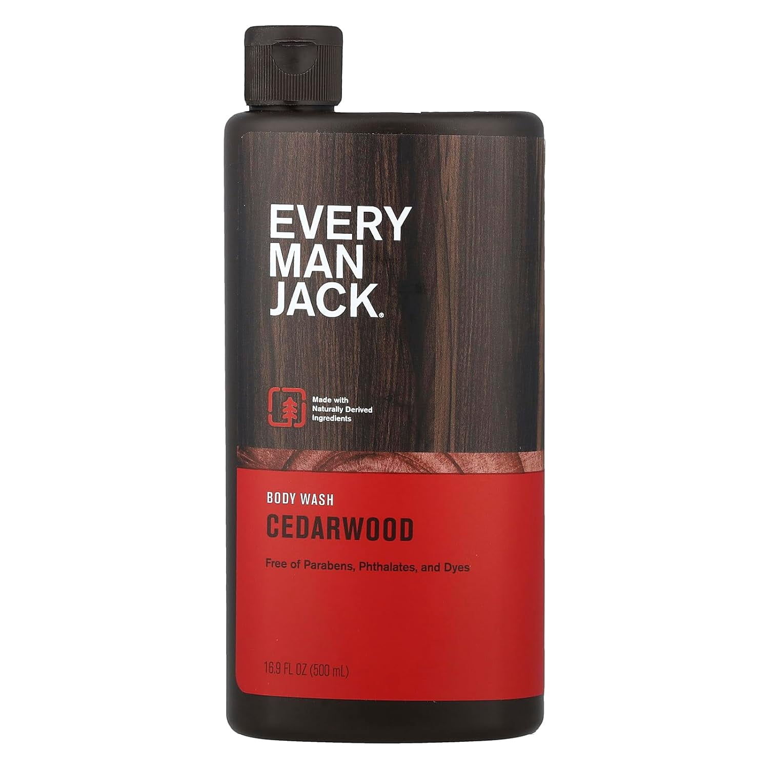 Every Man Jack Body Wash and Shower Gel, Cedarwood, 16.9 oz, 2 pack