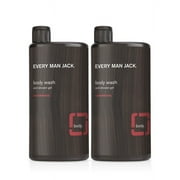 Every Man Jack Cedarwood Hydrating Body Wash for Men, Naturally Derived, 16.9 oz (2 Pack)