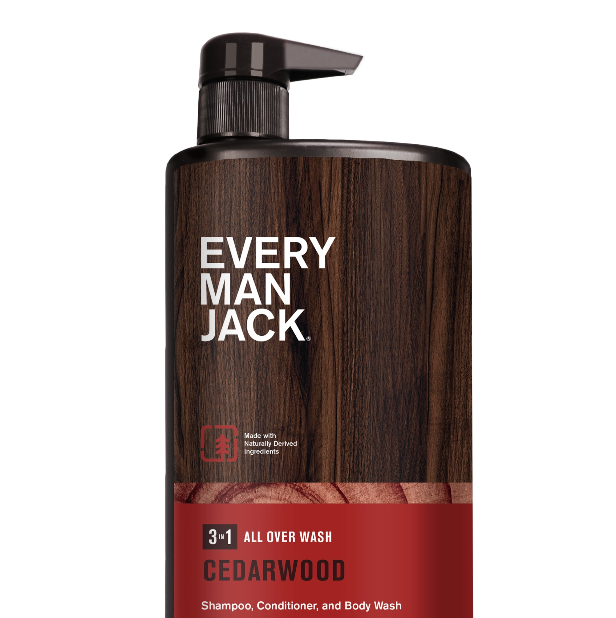 Every Man Jack Cedarwood Men's 3in1 All over Wash Body Wash