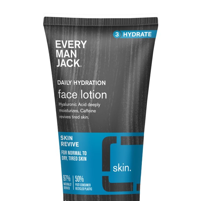 Every Man Jack Daily Hydrating Face Lotion for Men, 2.5 oz