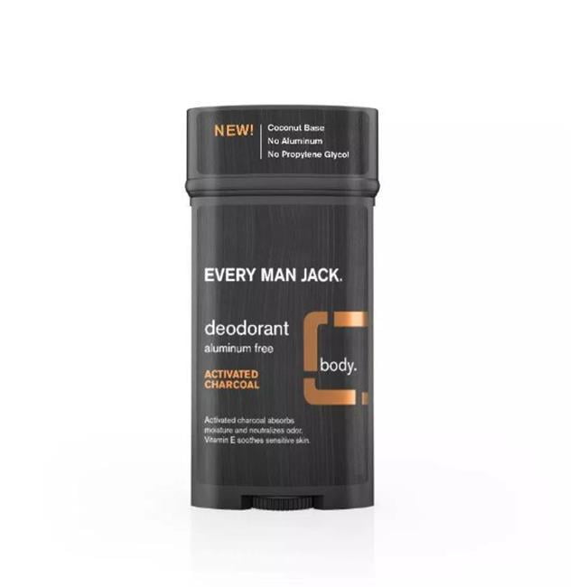 Every Man Jack Deodorant Activated Charcoal 1 Each 2.7 Oz
