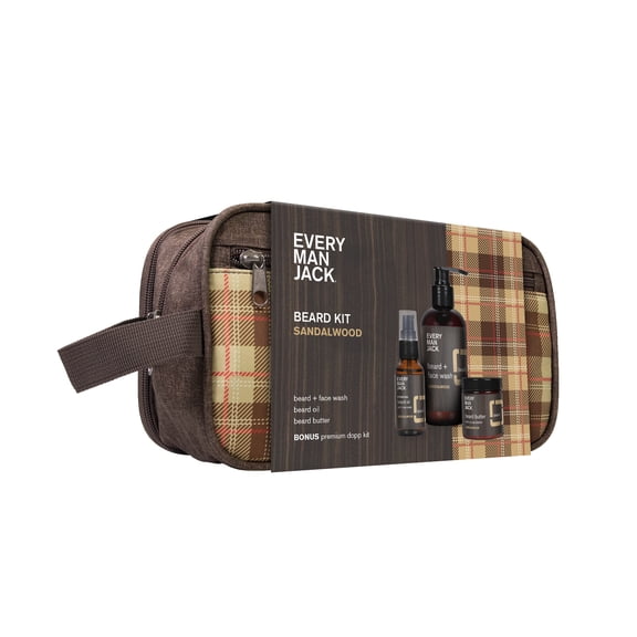 Every Man Jack Emj Sandalwood Beard Kit