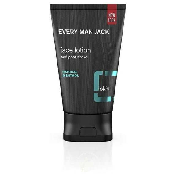 Every Man Jack Face Lotion, Signature Mint, 4.2 Oz, Pack of 2