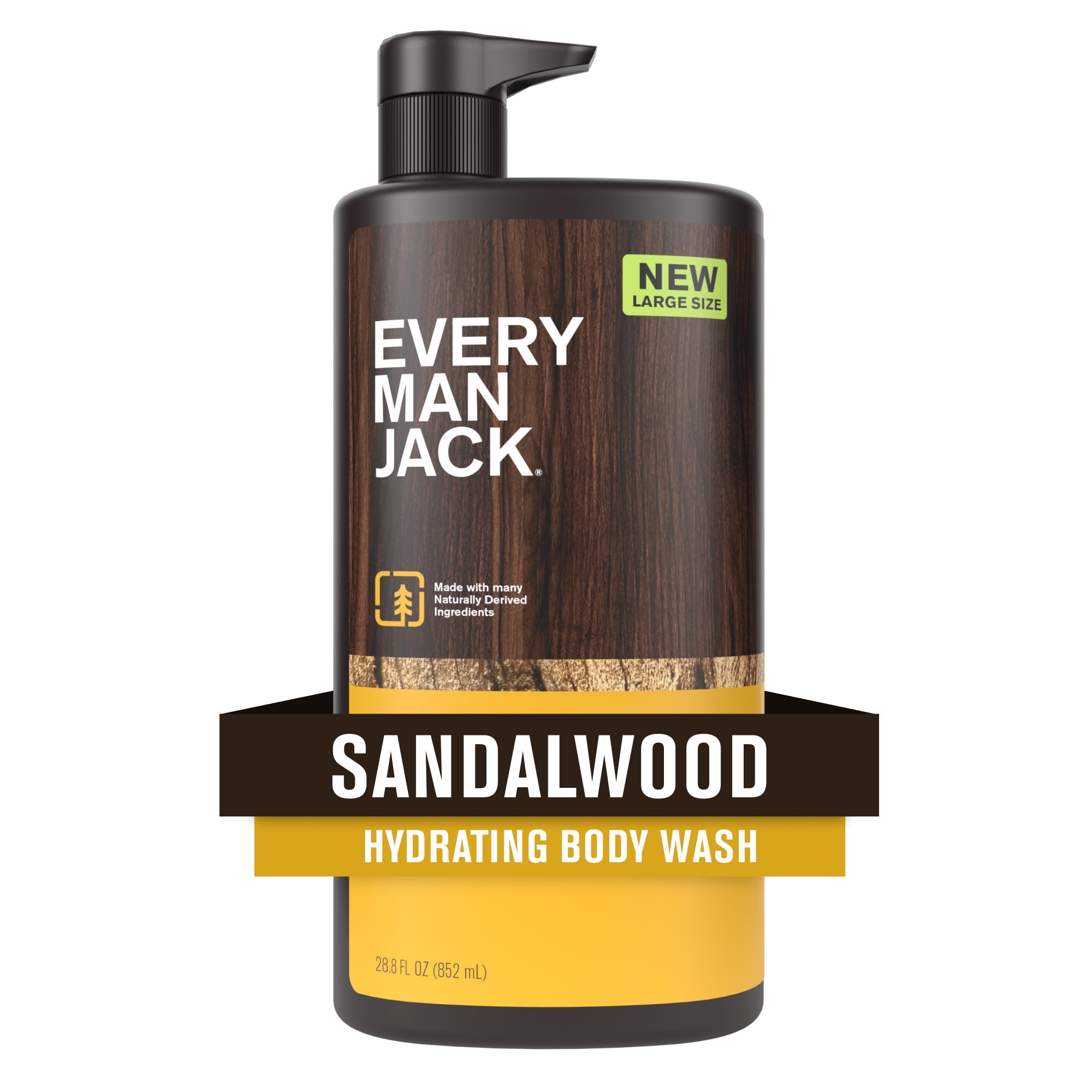 Every Man Jack Sandalwood Body Wash, 28.8 fl oz