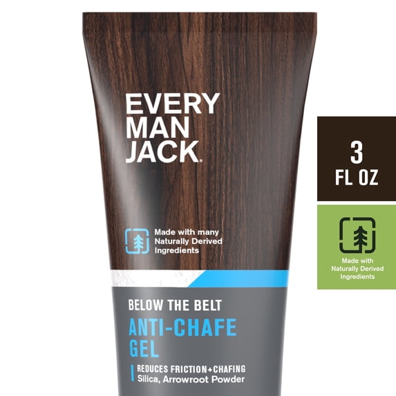 Every Man Jack Men's Below the Belt Anti-Chafing Gel - 3 fl. oz