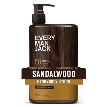 Every Man Jack Sandalwood Hand & Body Lotion, 13.5 fl oz