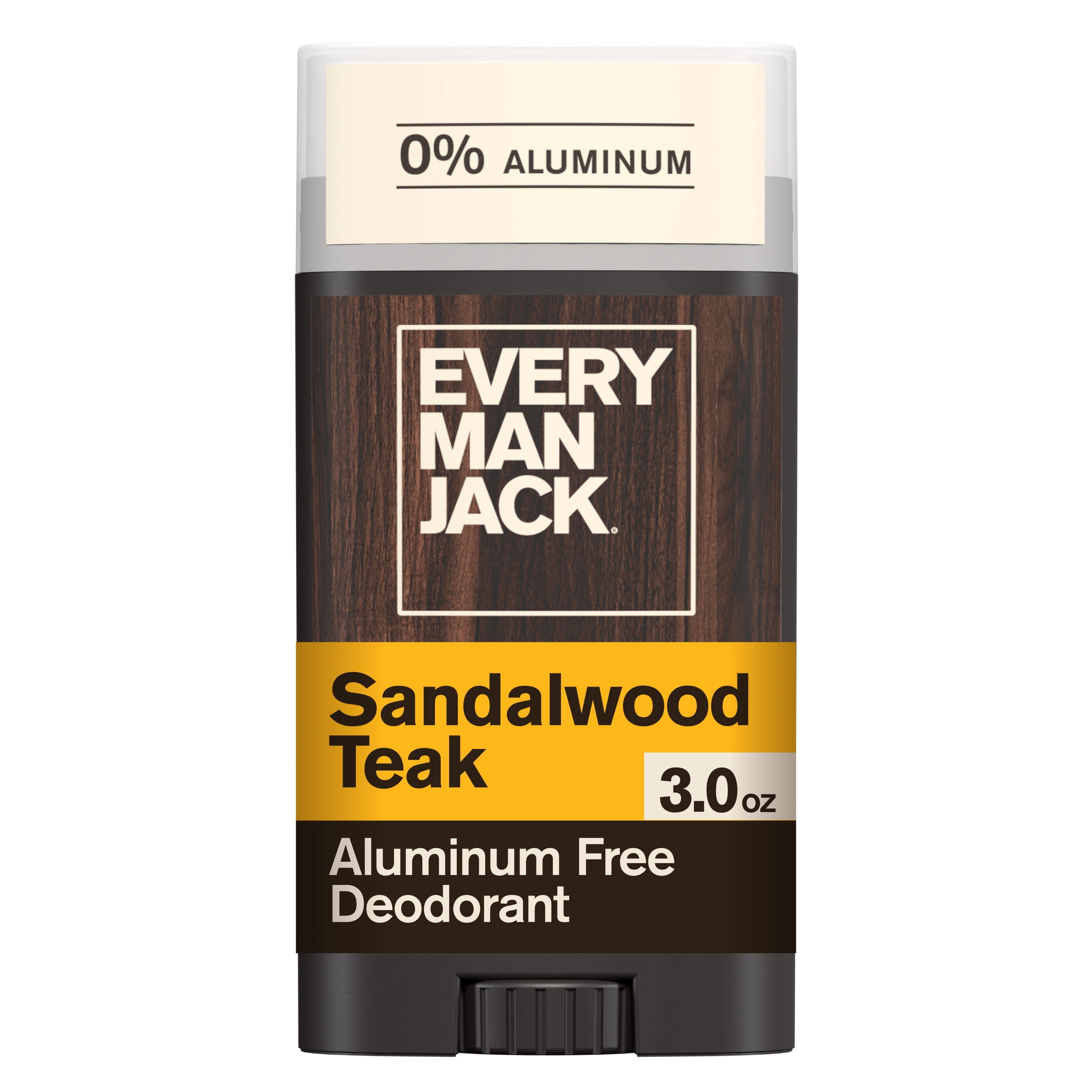 Every Man Jack, Deodorant, Sandalwood Teak, Aluminum-Free, 3 oz