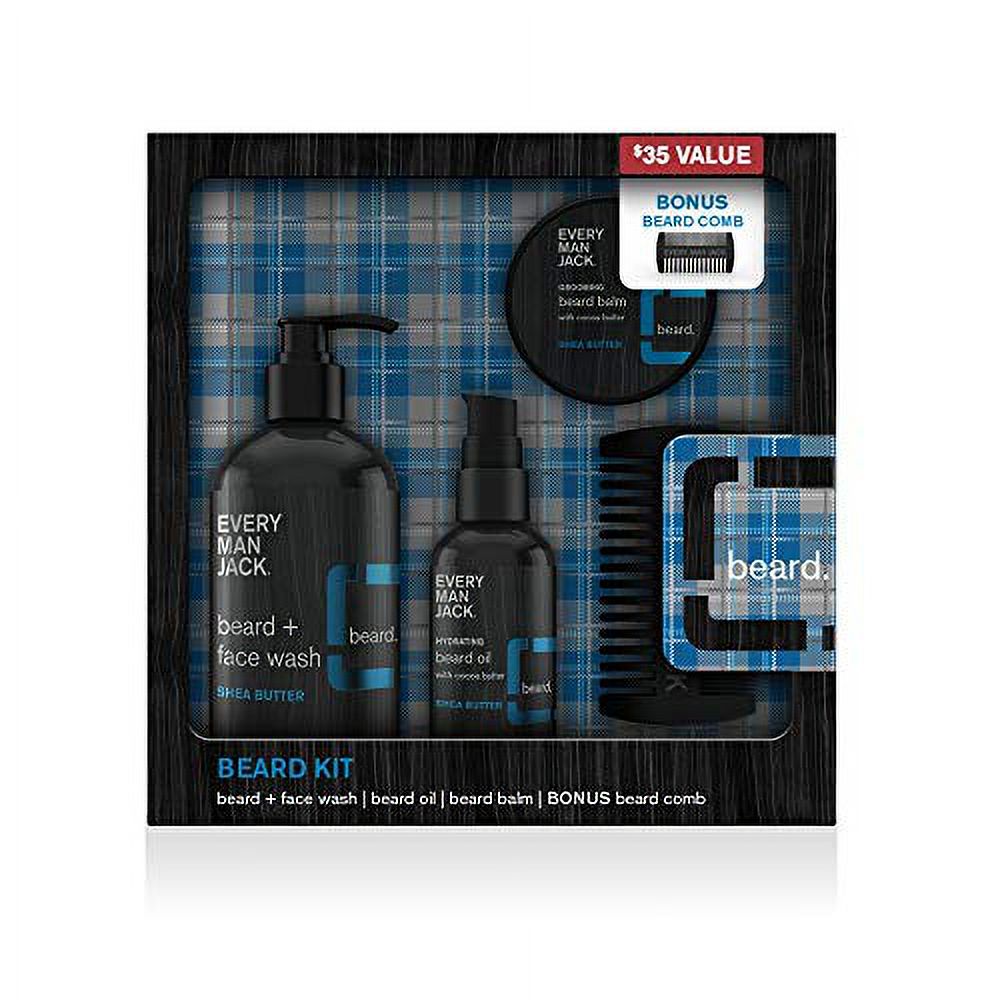 Every Man Jack Mens Shea Butter Beard Kit Perfect For Every Guy