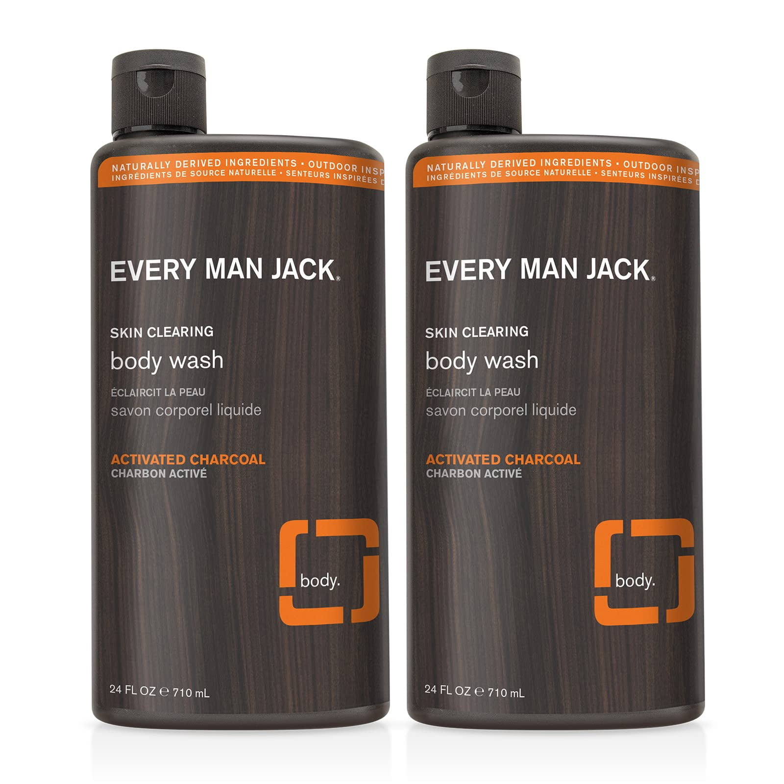 Every Man Jack Nourishing Activated Charcoal Mens Body Wash For All