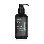 Every Man Jack Sea Salt Beard and Face Wash for Men, Naturally Derived, 6.7 oz