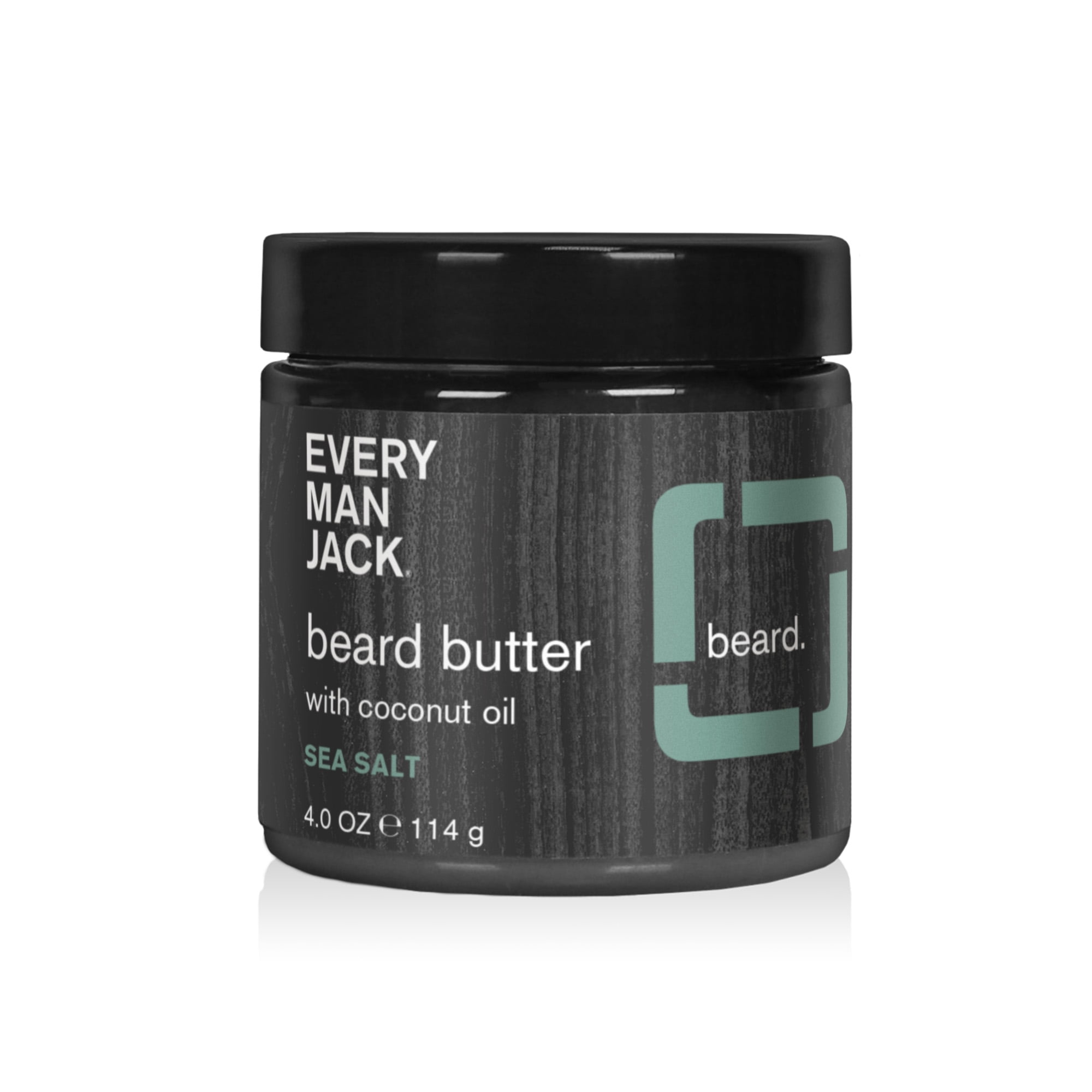 Every Man Jack Sea Salt Hydrating Beard Butter for Men, Naturally Derived, 4 oz