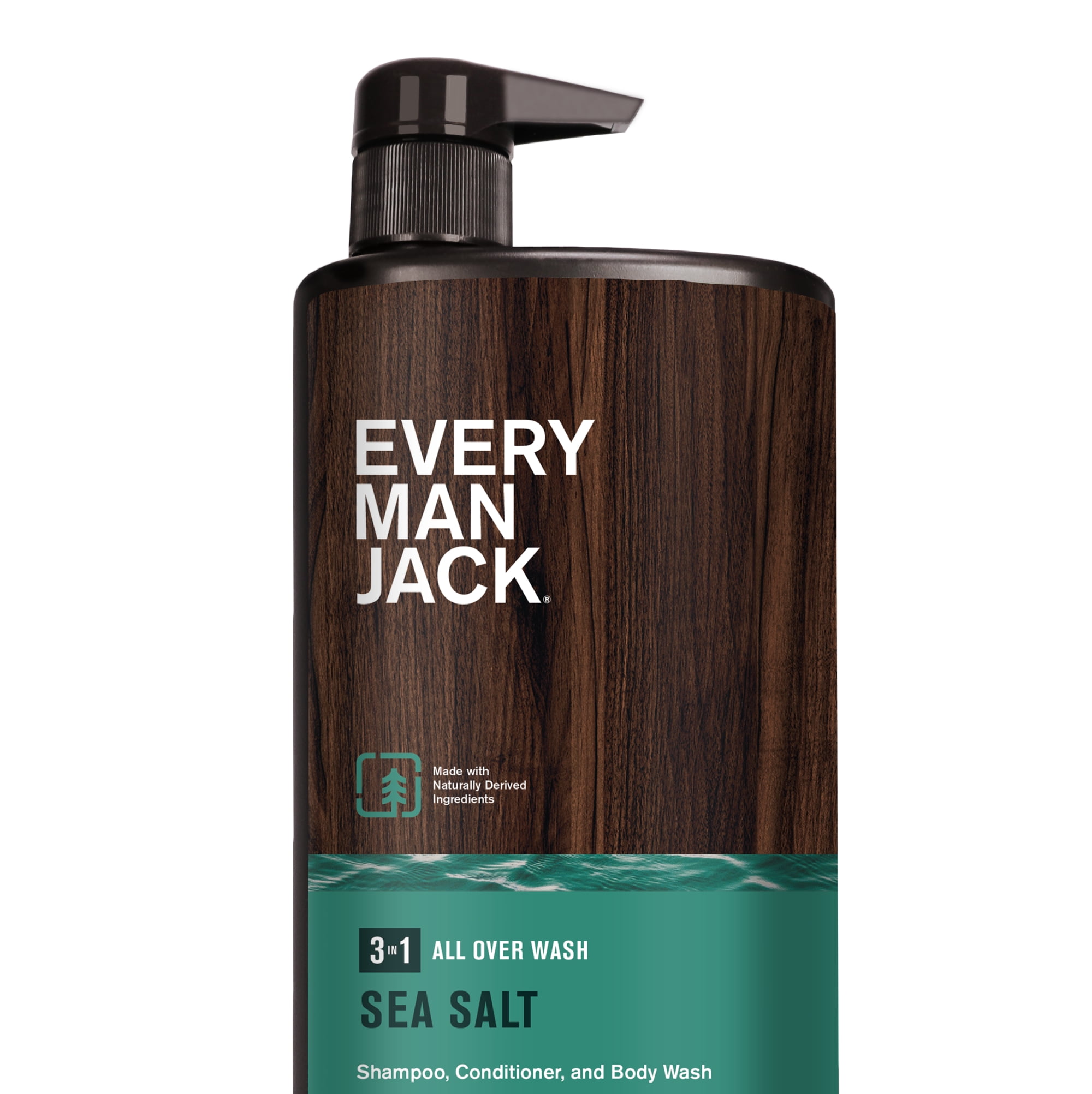 Every Man Jack Sea Salt Hydrating Mens 3in1 All Over Wash 32oz