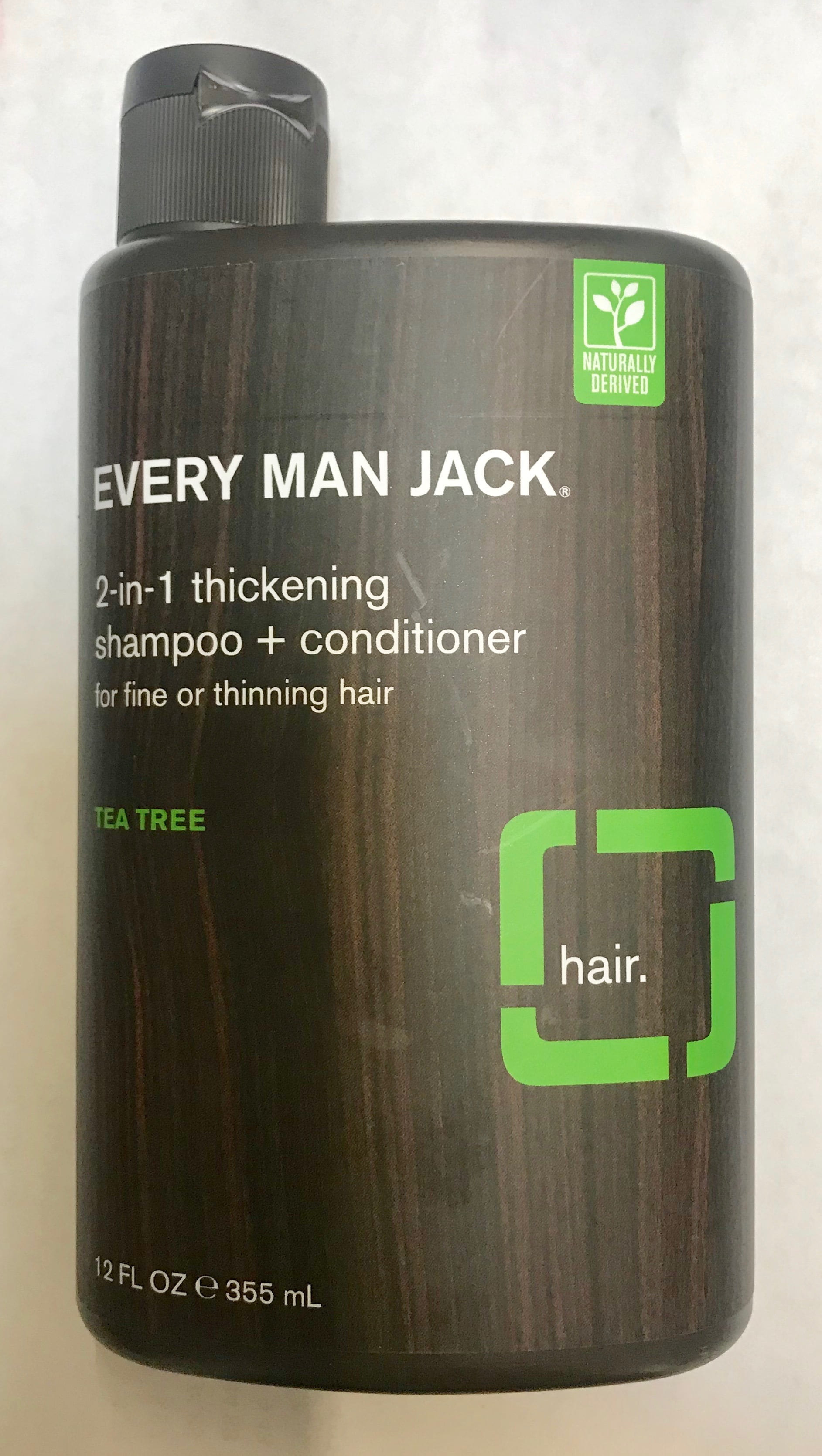 Every Man Jack Thickening Tea Tree 2in1 Shampoo and Conditioner for