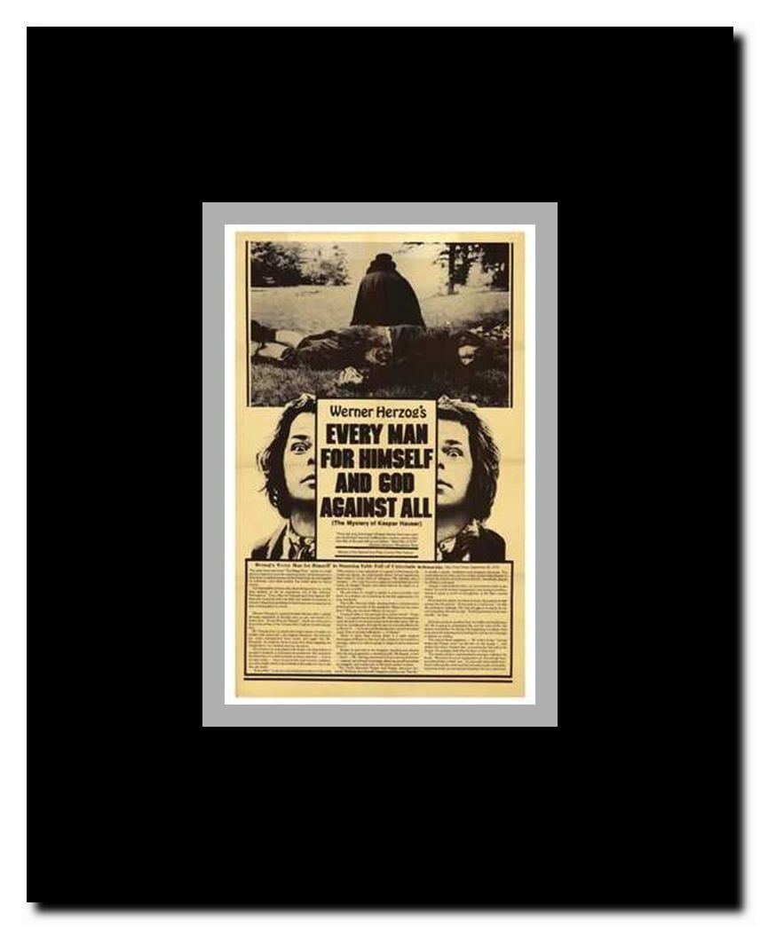 Every Man for Himself and God Against Al Framed Movie Poster