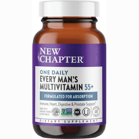 Every Man's 55+ One Daily Multivitamin By New Chapter - 48 Capsules