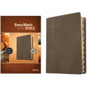 Every Mans Bible NIV Leatherlike, Pursuit Granite, Indexed Other