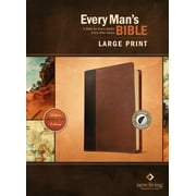 Every Mans Bible NLT, Large Print, Tutone, Hardcover