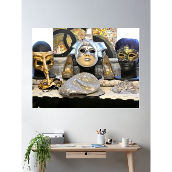 Every Mask Hides A Face Poster Wall Art, Modern Wall Decor For Living Room Bedroom, 8x12 UNFRAMED