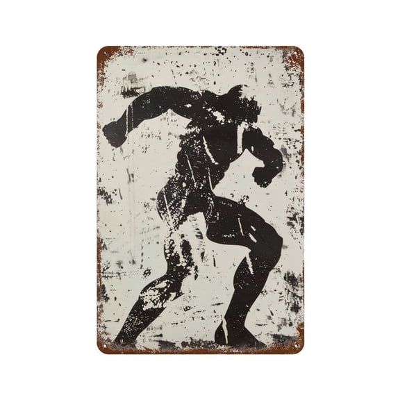 All For Him Every Match Sports Scripture Rustic (2) Vintage Iron Art Metal Tin Sign Poster Modern Home Decor Retro Posters Coffee Club Bar Shop Decorations Style 30x20cm
