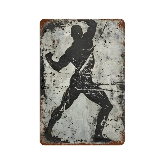 All For Him Every Match Sports Scripture Rustic (3) Vintage Iron Art Metal Tin Sign Poster Modern Home Decor Retro Posters Coffee Club Bar Shop Decorations Style 30x20cm