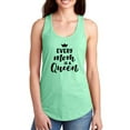 thumbnail image 1 of Every Mom Is A Queen Text Racerback Tank Women -Image by Shutterstock, Female Large, 1 of 4