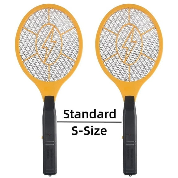 Every Moment Counts 2-Pack Electric Fly Swatter Bug Zapper Racket,Gnat Traps For House, Mosquito Repellent, 3000V Indoor/Outdoor Mosquito Killer with LED Light & 3-Layer Safety Mesh