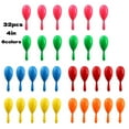 thumbnail image 1 of Every Moment Counts 32pcs 4in Mini Neon Maracas for Kids, Toys for Children, Adorable Party Favors, Noisemaker for Cinco de Mayo Day, Luau Party Birthday Christmas Party Supplies Kids Boys Girls, 1 of 7