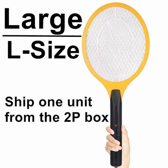 Every Moment Counts Electric Bug Zappers Handheld Fly Swatter, Fly Trap Indoor, Insect Repellent, 3000V Mosquito Killer with LED Light & Safe Mesh for Indoor/Outdoor Use, Large-size