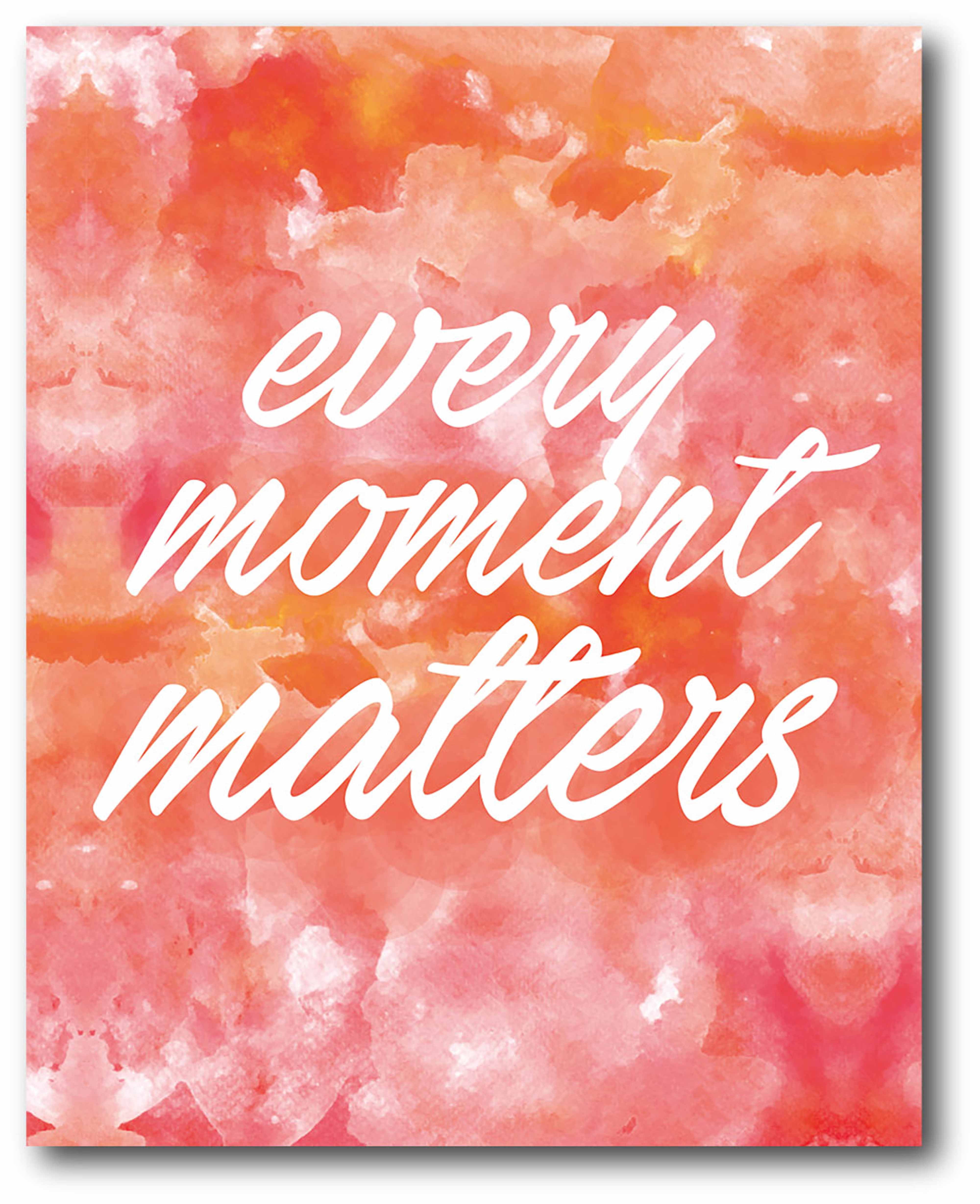 Every Moment Gallery-Wrapped Canvas Wall Art, 16x20
