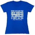 thumbnail image 1 of Every Now And Then Someone Sarcastic Humor Novelty Funny Women's Casual Tees, 1 of 3