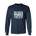 thumbnail image 1 of Every Now And Then Someone Sarcastic Humor Novelty Men's Long Sleeve Shirts, 1 of 3