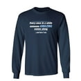 thumbnail image 1 of Every Once In A While Someone Amazing Comes Along And Here I Am Sarcastic Novelty Gift Idea Adult Humor Funny Men's Long Sleeve Shirts, 1 of 3