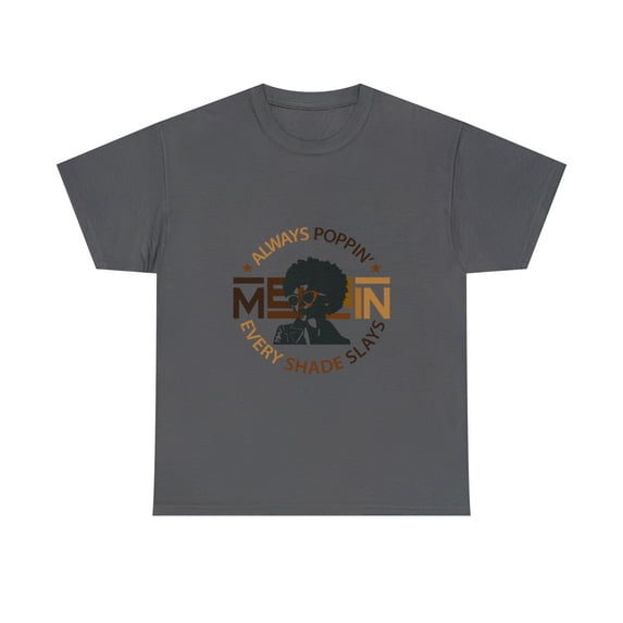 Every Shade of Melanin Unisex Heavy Cotton Tee
