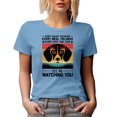 thumbnail image 1 of Every Snack You Make, Every Bite You Take, I'll Be Watching You, Funny Dog, Baby Blue T-Shirt, Small, 1 of 5