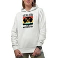 thumbnail image 1 of Every Snack You Make, Every Bite You Take, I'll Be Watching You, Funny Dog, White Hooded Sweatshirt or Hoodie, Medium, 1 of 5