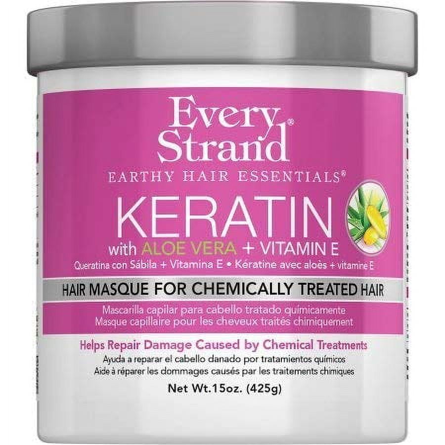 Every Strand Keratin Hair Masque for Chemically Treated Hair, 15 oz