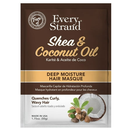 Every Strand Shea & Coconut Oil Deep Moisture Hair Masque 1.75oz., Moisturizing, All Hair Types