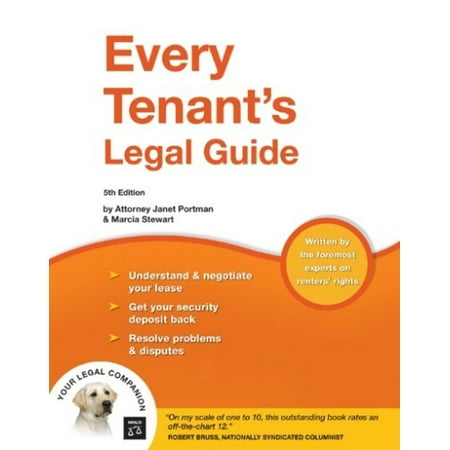 Pre-Owned Every Tenant's Legal Guide (Paperback) 141330625X 9781413306255