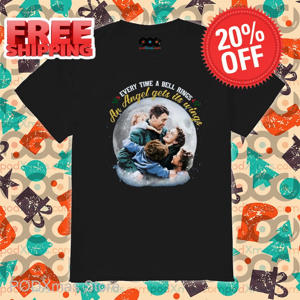Every Time A Bell Rings An Angel Gets Its Wings Christmas 2024 Shirt