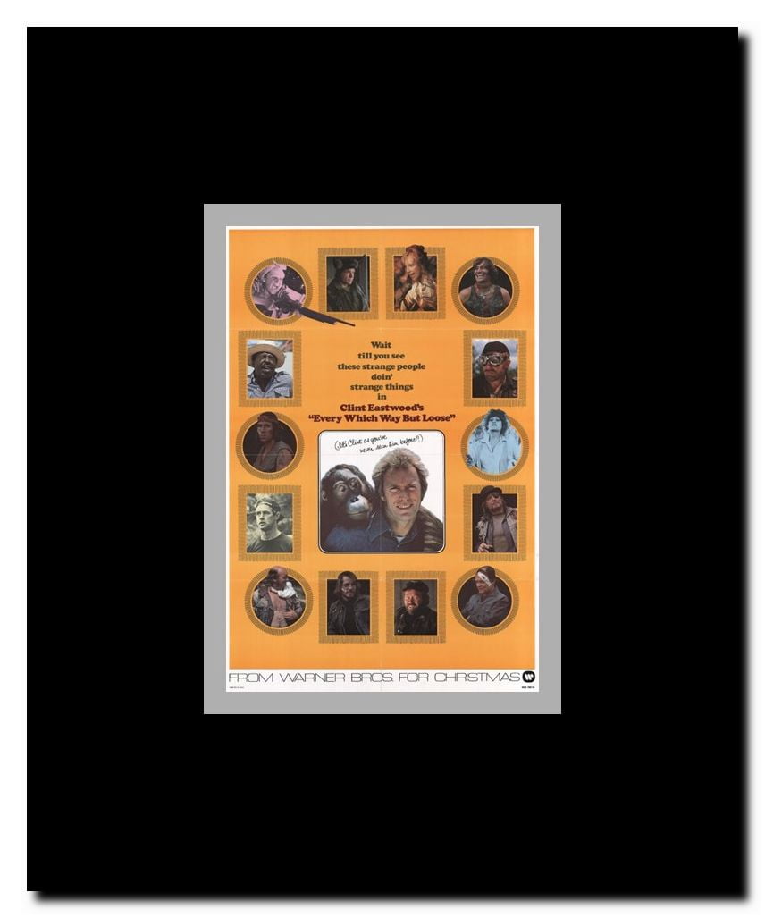 Every Which Way But Loose Framed Movie Poster