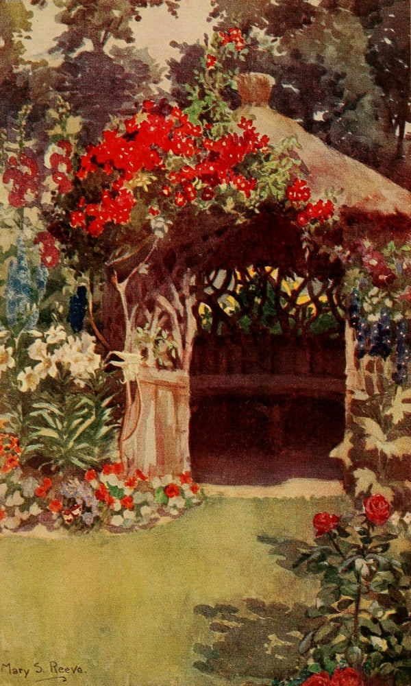 Every Womans Flower Garden 1915 Kubo Canvas Art - Mary S Reeve (18 x 24)