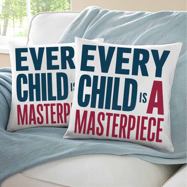 Every child is a masterpiece Assistant Slp Halloween My Speech pillows
